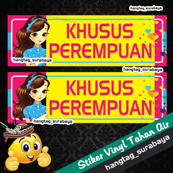 

Stiker Khusus Perempuan - Khusus wanita
