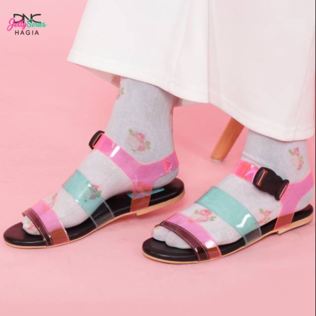 Sepatu fashion wanita murah nyaman original - DNC Hagia Jelly