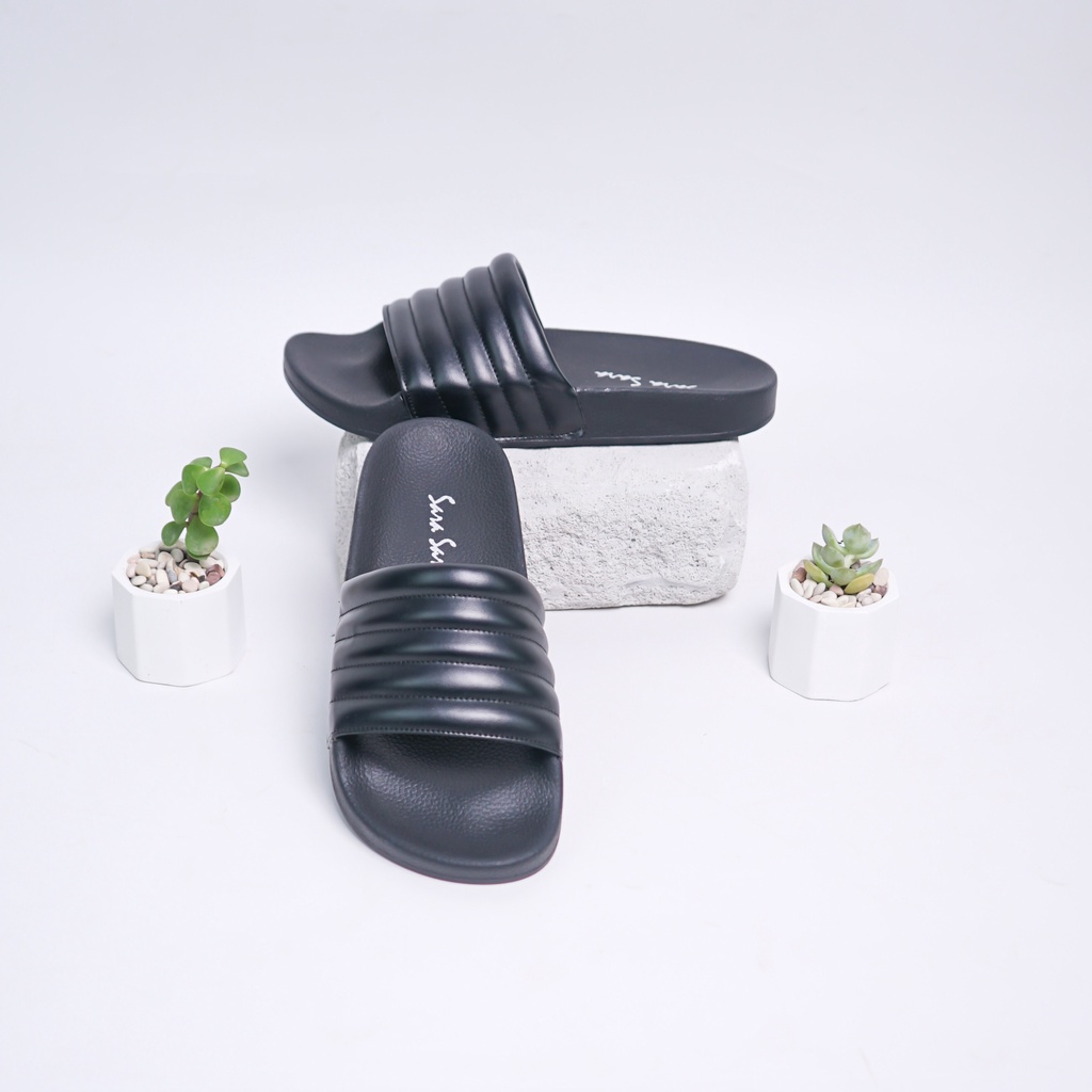 Sara Sara Gerry Sandal Slop Wanita Casual Sendal Selop Cewek Sandal Slide Cantik Size 36-40