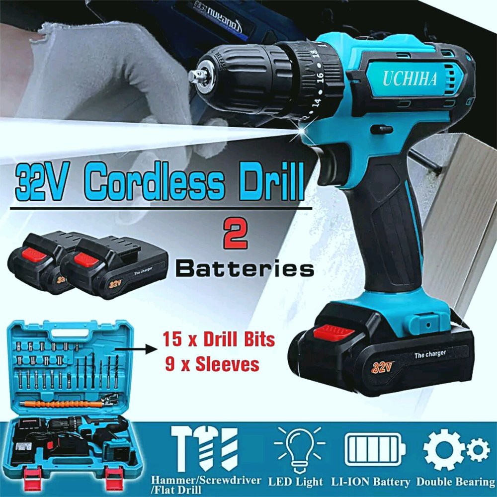 Mesin Bor Impact Drill Baterai Cordless Terbaik Shopee Indonesia