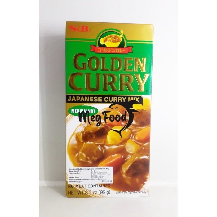 

S&B Golden Curry Medium Hot 92 gr | Japanese Curry