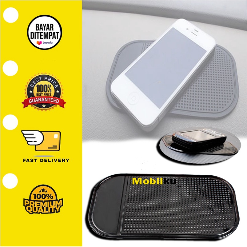 [BISA COD] Car Anti Slip Mat Super Sticky Pad Hp Phone GPS MP4 dashboard Mobil