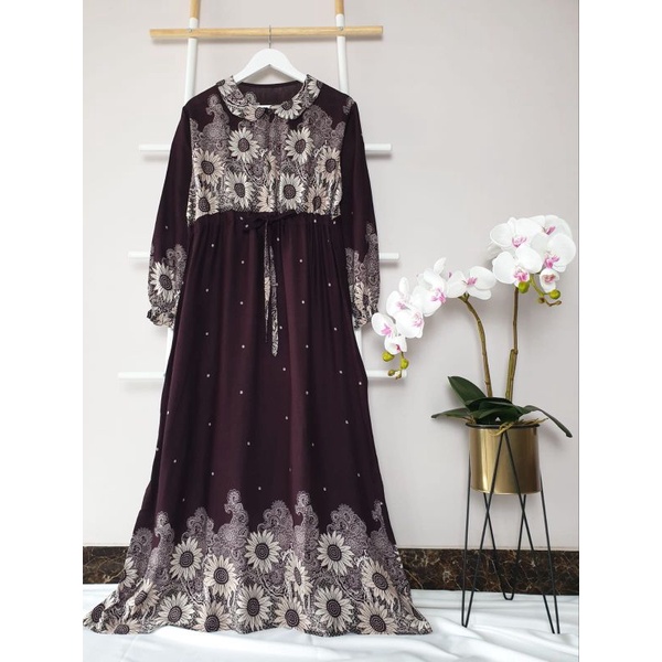 Home Dress Daster Batik Rayon Premium Lengan Panjang