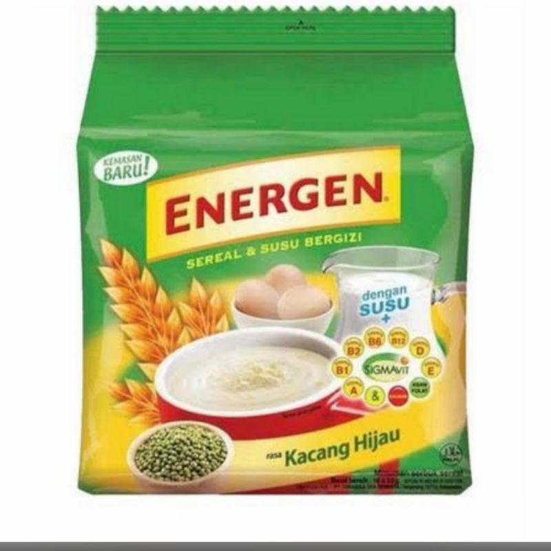 

ENERGEN Kacang Hijau Sachet (10 Sachet)