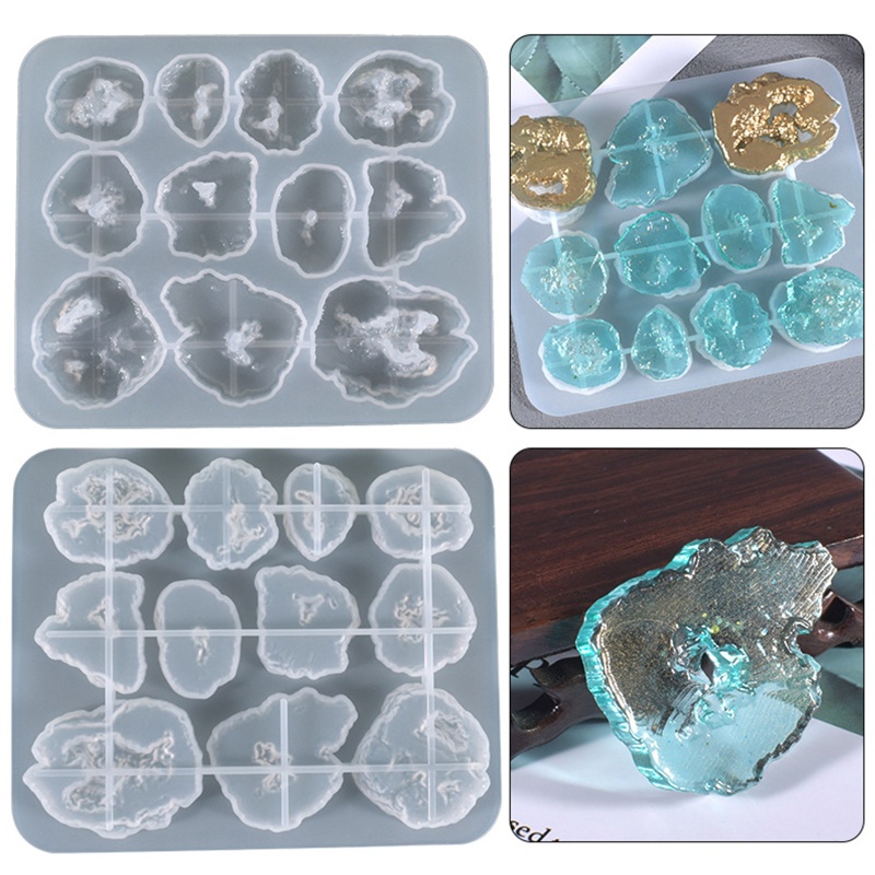 Siy Cetakan Kristal Epoksi Uv Asimetris Untuk Ornamen Kalunganting