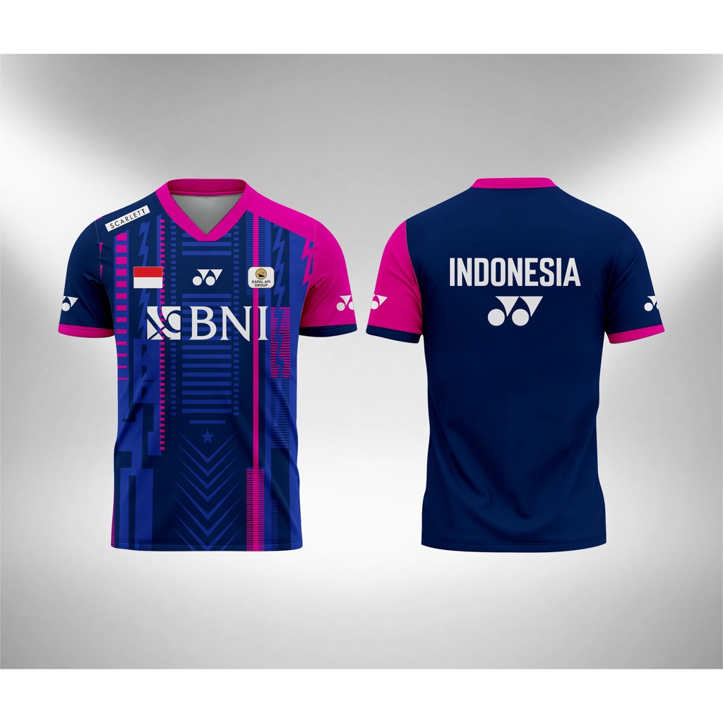 Jersey Badminton Indonesia 2022 All England Marcus Kevin Yonex