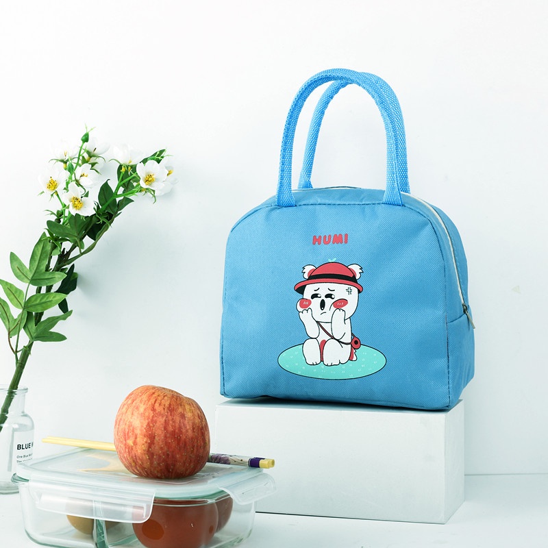 Tas Bekal Karakter/Iconic Insulated Lunch Bag Cooler WAJAH KARTUN -Tas Bekal Makan -KT03