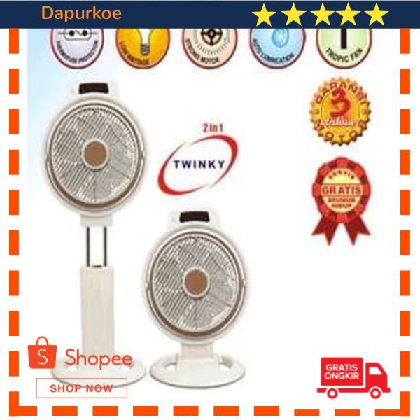 Grosir Maspion JF-2121S Box Fan 2in1 12'' ( 30 cm ) Elegan