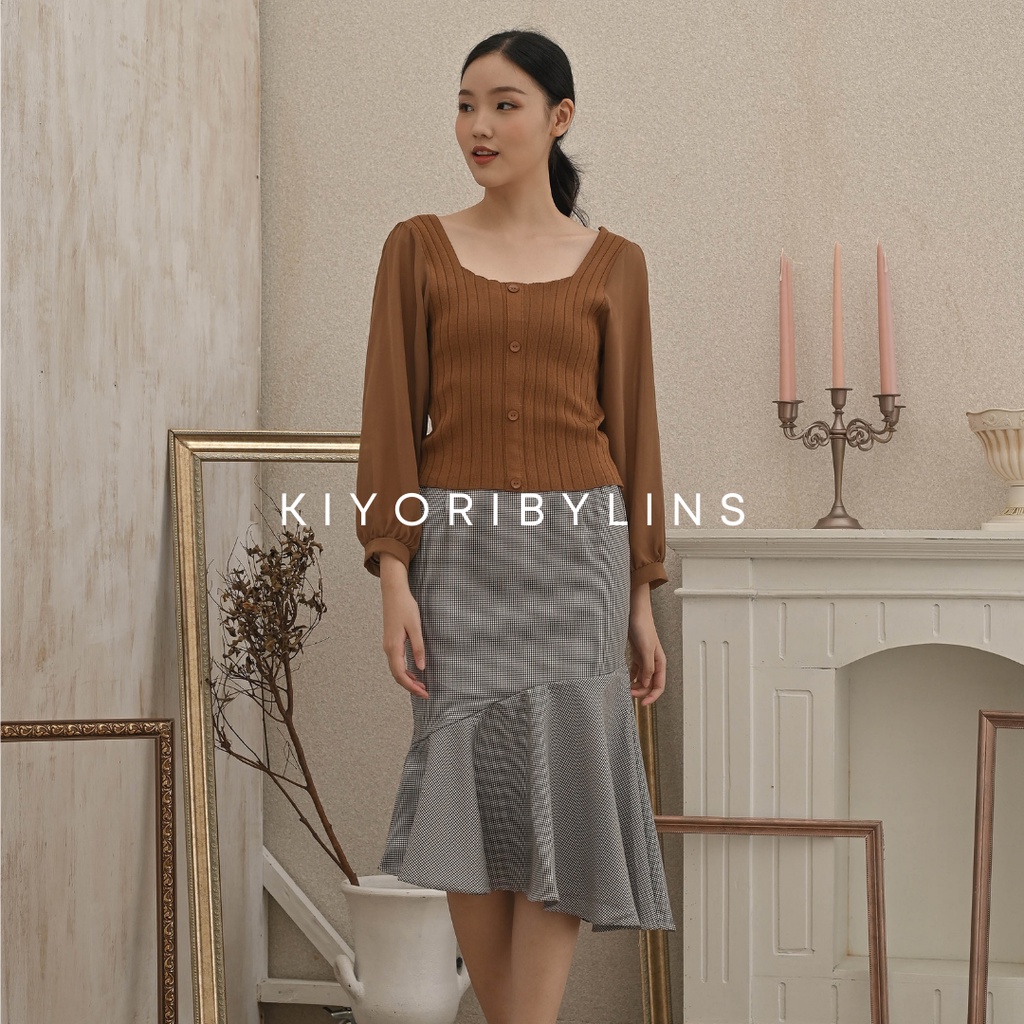 TRISHA KNIT TOP Blouse Wanita-3