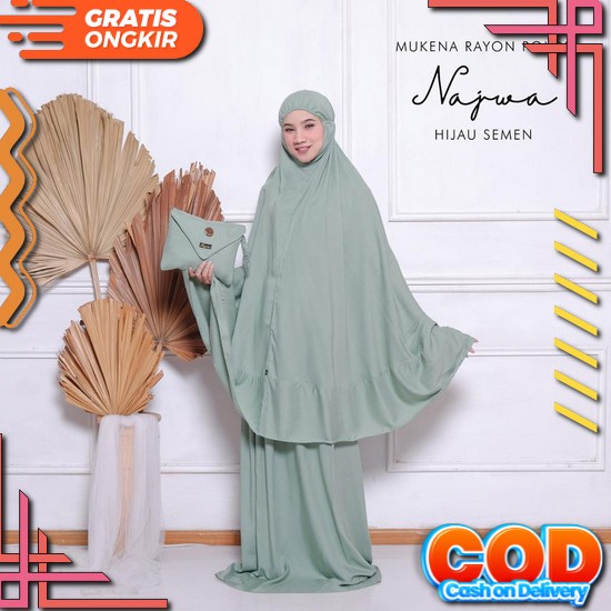 Mukena Dewasa Dandelion Terusan Matt Semi Sutra Bulgary Mukena Dewasa Jumbo Terbaru 2022 Mukena Rayo