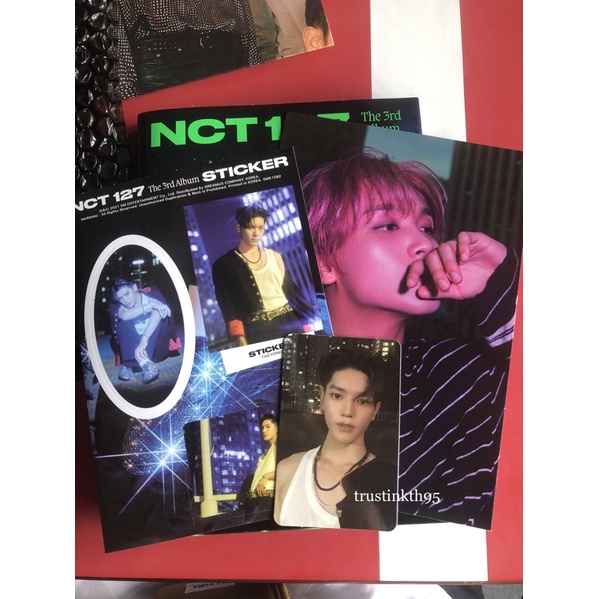 NCT 127 STICKER SEOUL CITY STICKER ver pc taeyong jungwoo johnny postcard haechan