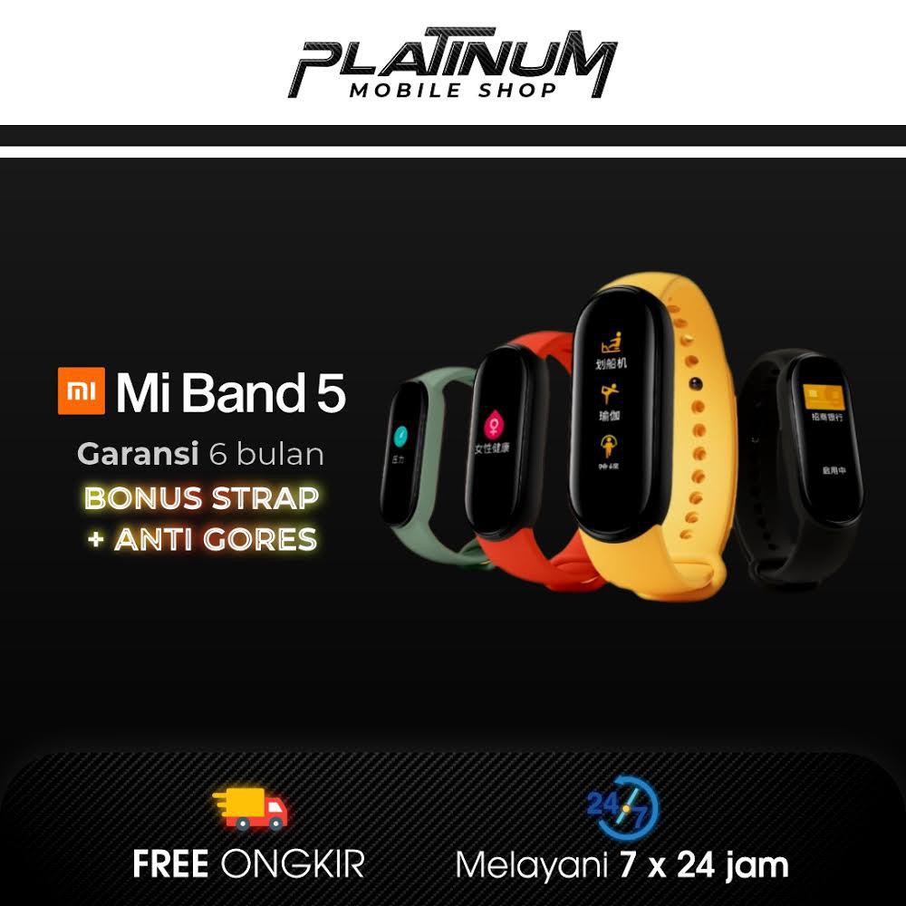 Xiaomi Mi Band 5 Smart watch - Xiaomi Smartwatch Mi Band 5 GLOBAL OLED - bonus strap