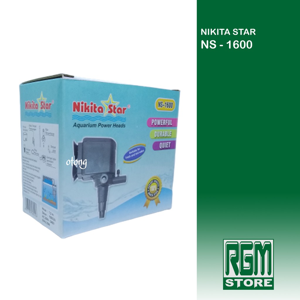 NIKITA STAR NS - 1600 NS1600 Power heads mesin pompa aquarium murah