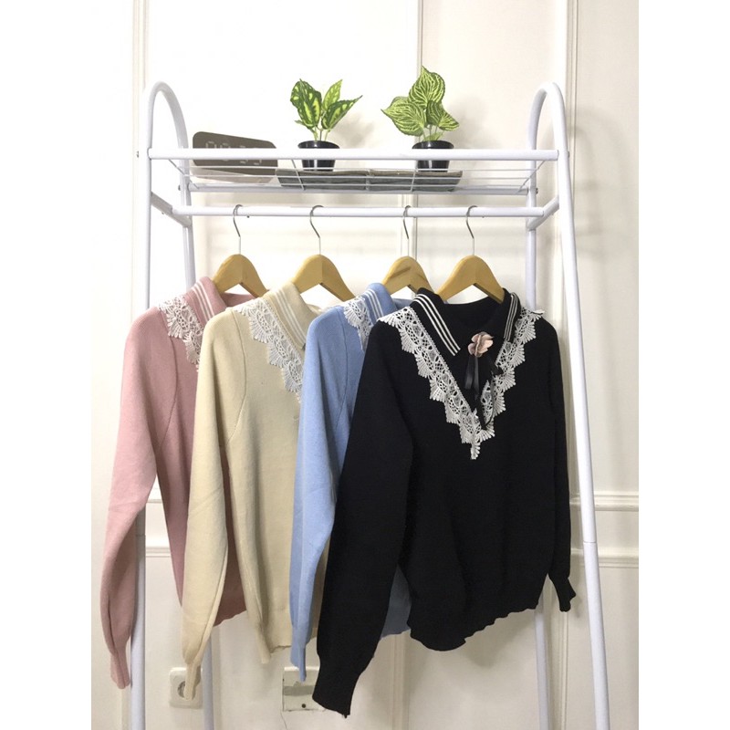 SWEATER RAJUT RENDA IMPORT