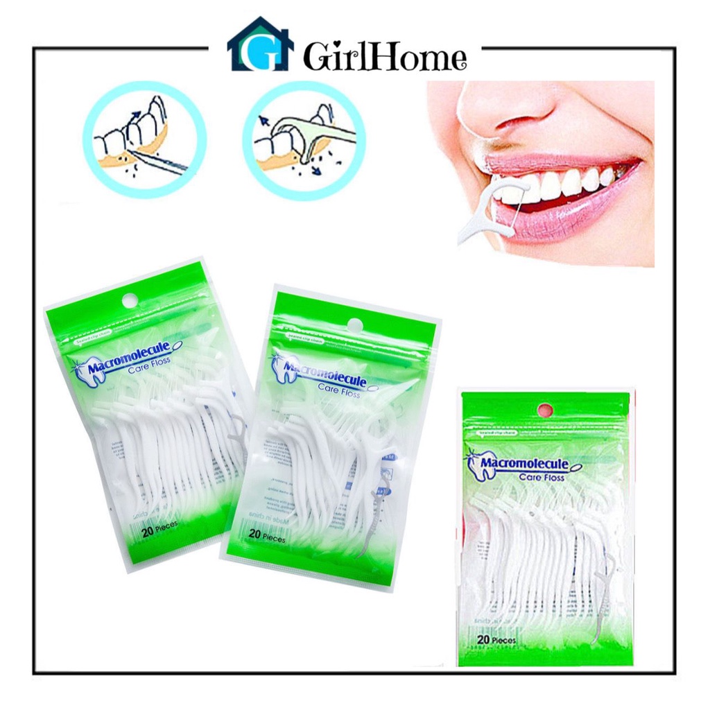 Jual Benang Tusuk Gigi Gh Set Dental Floss Shopee Indonesia