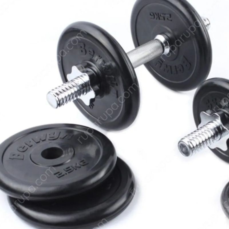 BERWYN DUMBELL KARET SET 20kg (Khusus grab gojek)