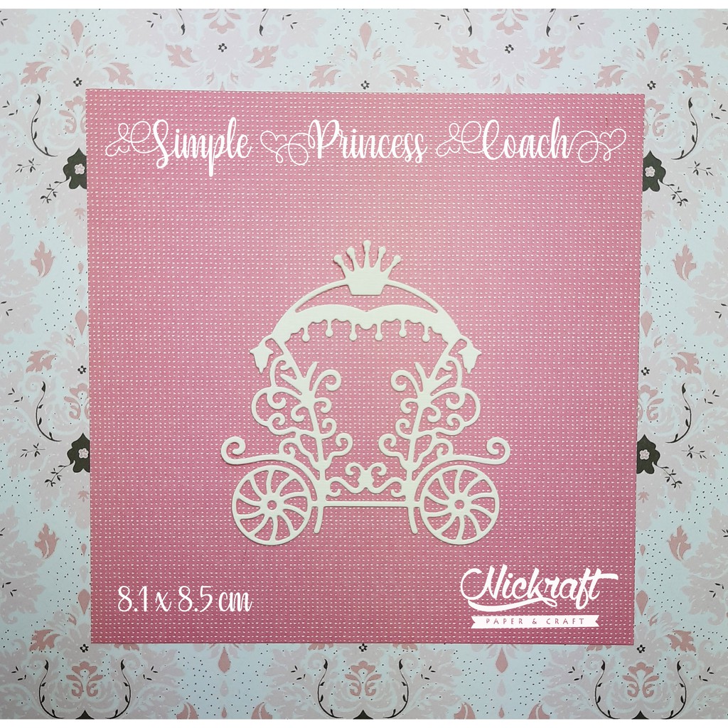 

SIMPLE PRINCESS COACH - Bahan Scrapbook Kereta Kuda Kencana Istana