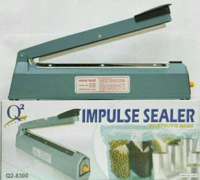 Alat press plastik impulse sealer perekat plastik 30cm Q2 8300