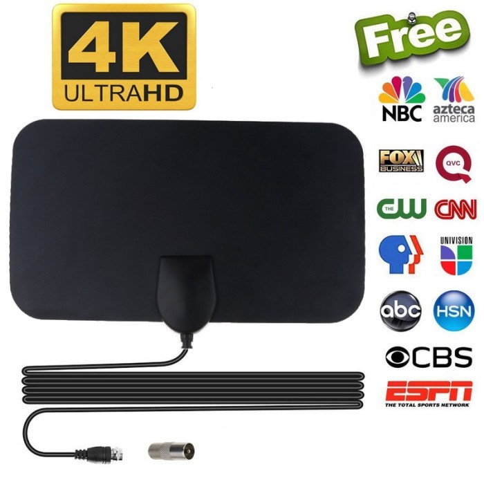 Antena Tv Digital DVB High Gain Signal Booster 4K - BOOSTER - D-139