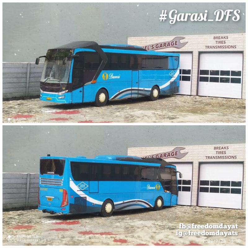 Miniatur Bis DAMRI (Laksana Legacy SR1)