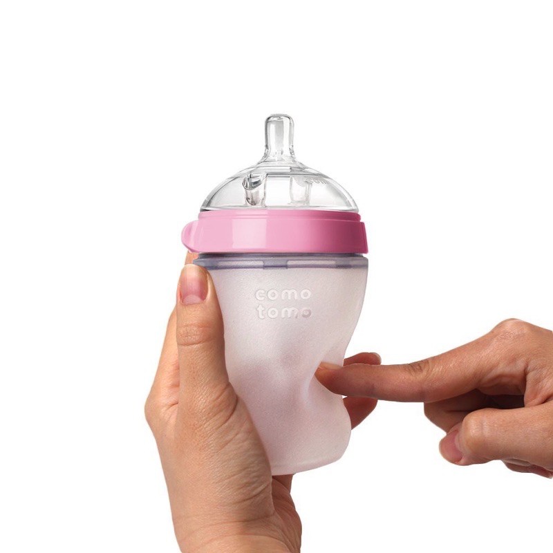 COMOTOMO Silicone Baby Bottle Single / Twin Pack 150ml &amp; 250ml