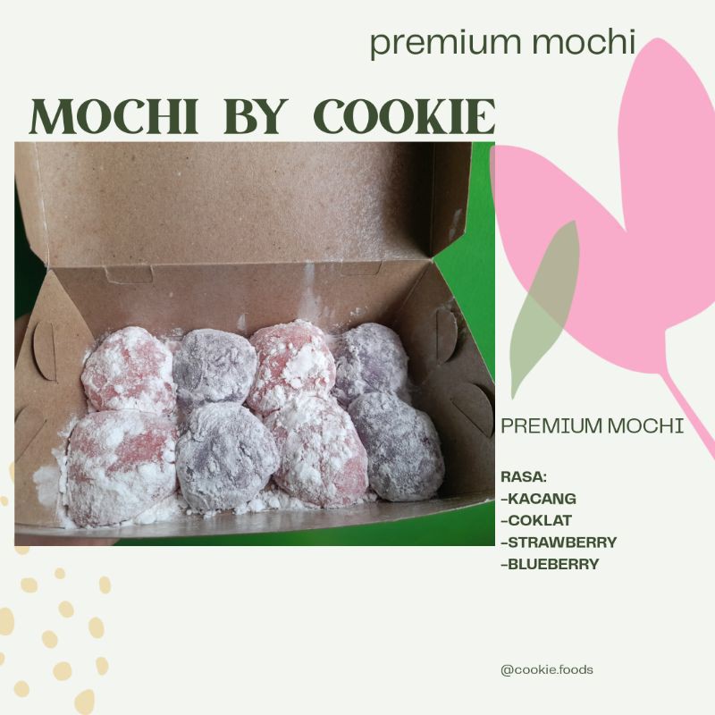 

Premium Mochi BY COOKIE Hampers Oleh-oleh Mochi sukabumi Mochi Keranjang Mochi Kacang Manis Hantaran