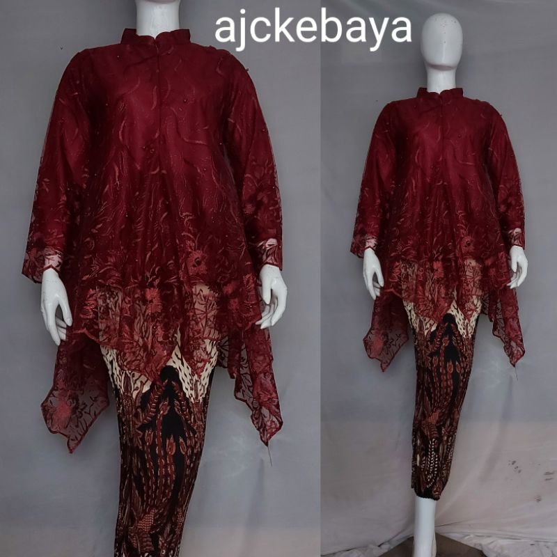 kebaya sanghai tunik tille/kebaya busui/kebaya modren/ajc kebaya