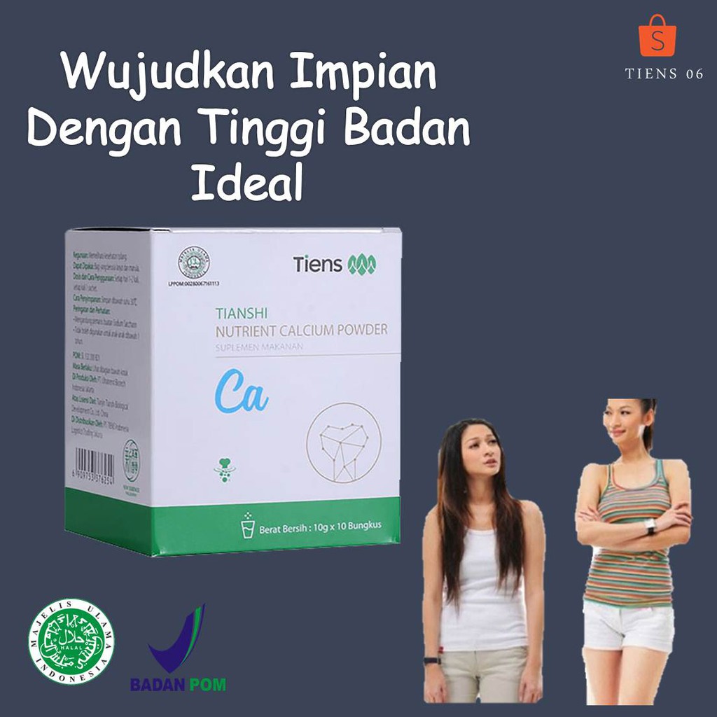 

Susu kalsium peninggi badan Susu Nutrient High Calcium NHCP Tianshi nutrient calcium powder