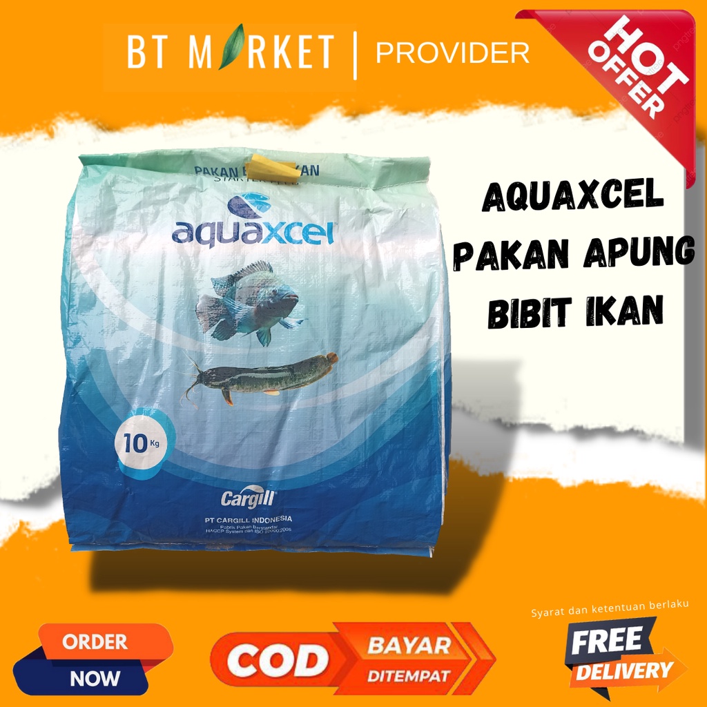 Aquaxcel Cargill Pakan Benih Ikan 1 Kg Bernutrisi Tinggi Ukuran Kecil Dan Homogen