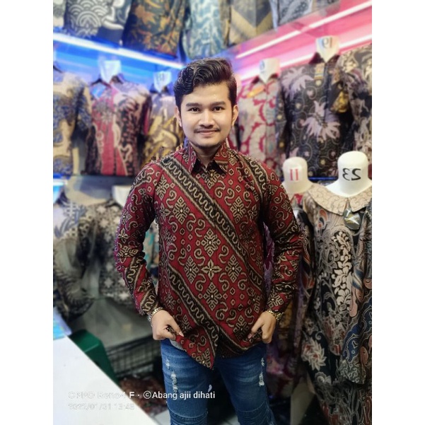 KEMEJA BATIK KATUN PREMIUM FOURING LENGAN PANJANG M L XL XXL L3 L5 KATUN HALUS TIDAK LUNTUR