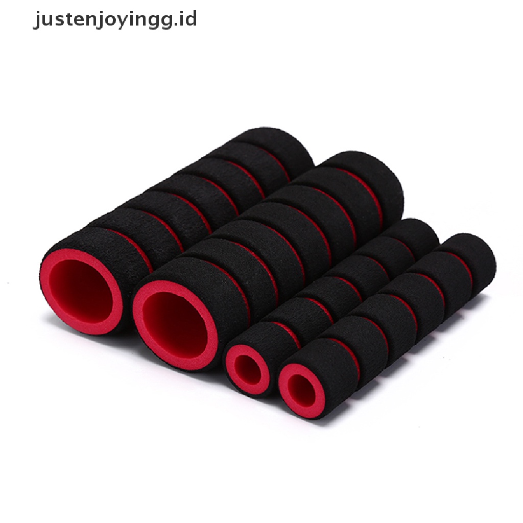 4pcs / set grip Stang Sepeda / Motor universal Bahan Busa Nyaman Warna Acak