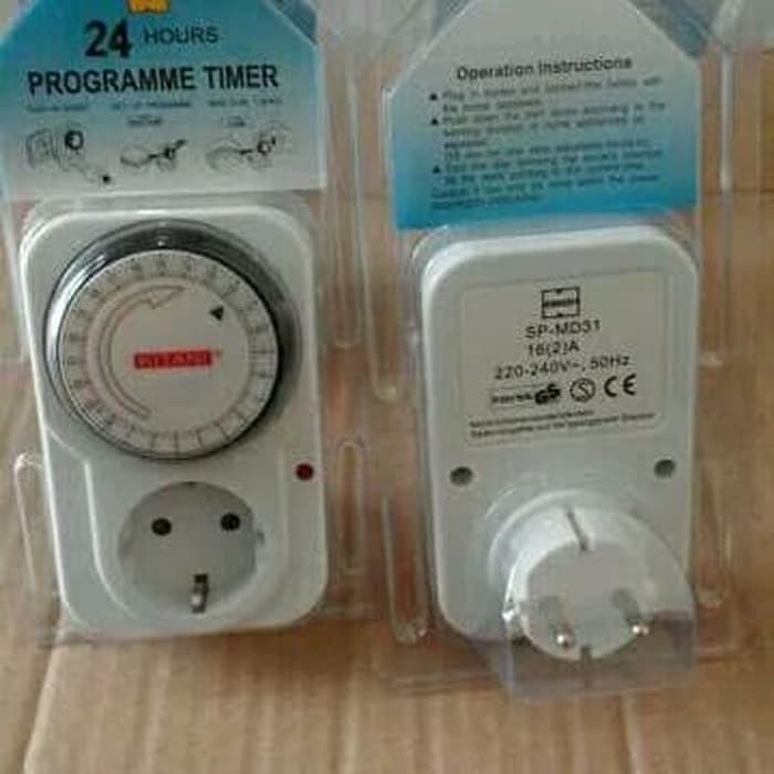 Timer Manual Kitani/ Stop Kontak Timer Manual Kitani 24 Jam
