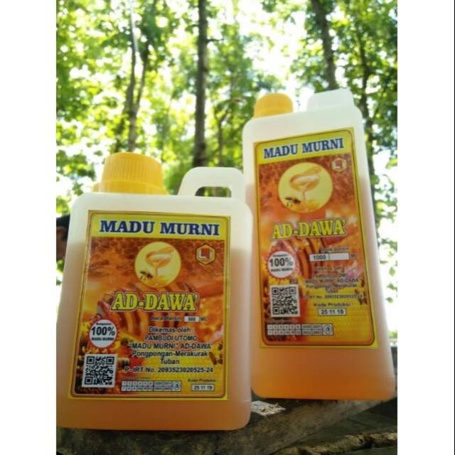

MADU MENTAH MULTIFLORA /100% ASLI