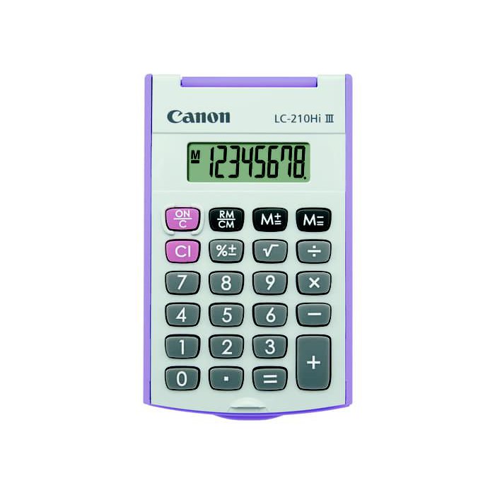 

Termurah CANON MINI KALKULATOR 8 DIGIT LC-210Hi III Mantul