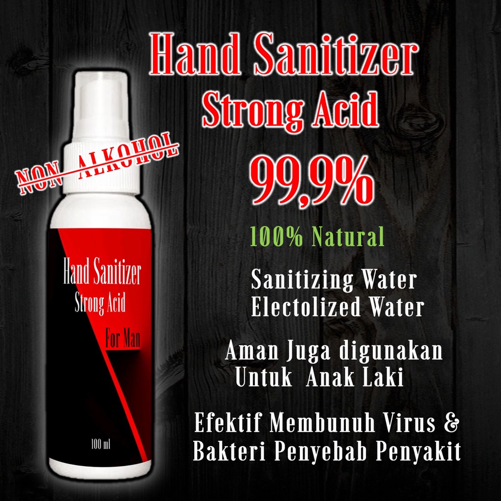 Hand Sanitizer Spray for Man Antiseptik dan Disinfektan Non Alkohol