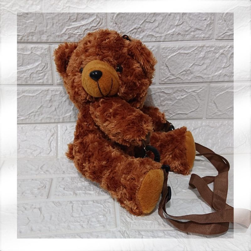 RULLY Tas Selempang Boneka Beruang Merangkul Teddy Bear lucu