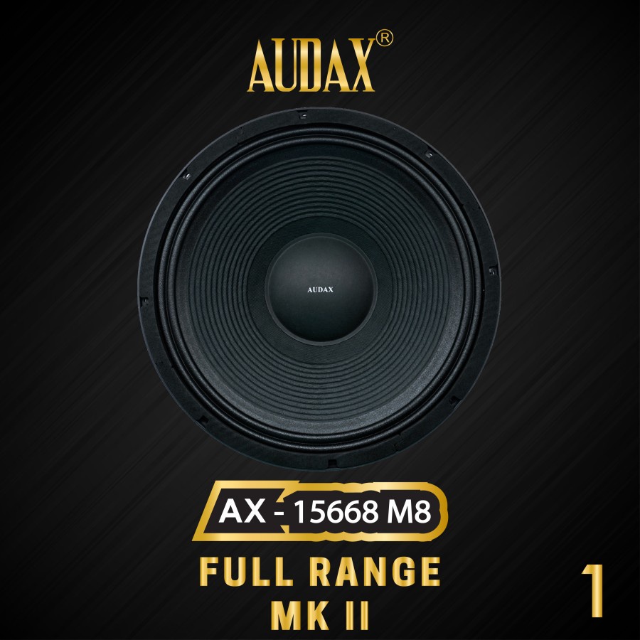 Audax - Speaker Pasif 15" AX-15668 M8 Full Range MKII