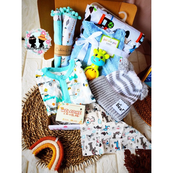 KADO BAYI Laki laki | HAMPERS BAYI | GIFT BAYI | HAMPERS LAHIRAN | BABY GIFT SET | BABY HAMPERS | GI