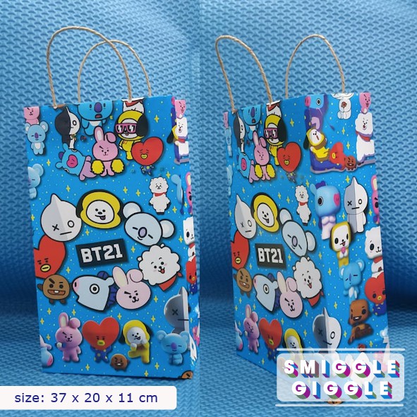 

BT 21 & Tsum Tsum Paper Bag