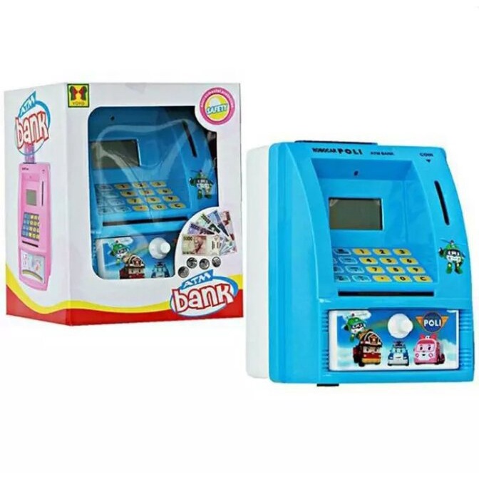 Mainan anak Atm mini / mainan anak Mainan Atm uang.
