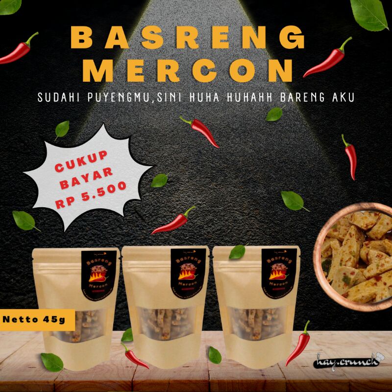 

Camilan Pedas / Basreng Mercon / Kerupuk Seblak Mawar