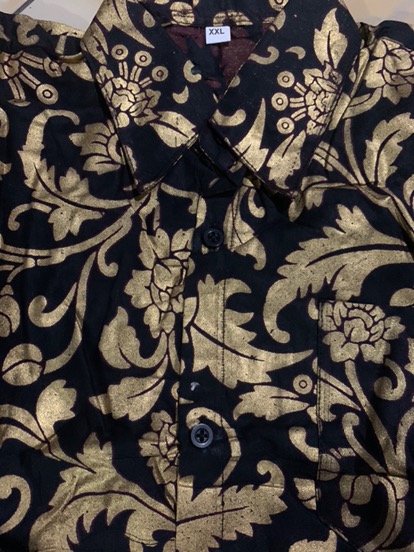 Batik Couple Keluarga Sania Ruffle Ori Ndoro Jowi Dnt Motif Bakung