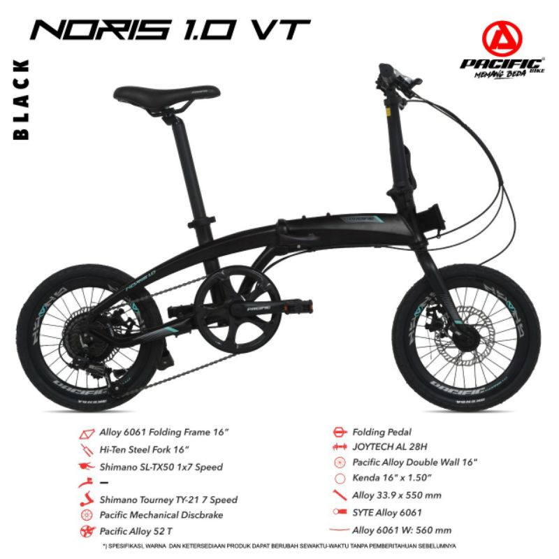 16 LIPAT ALLOY NORIS 1.0 VT PACIFIC