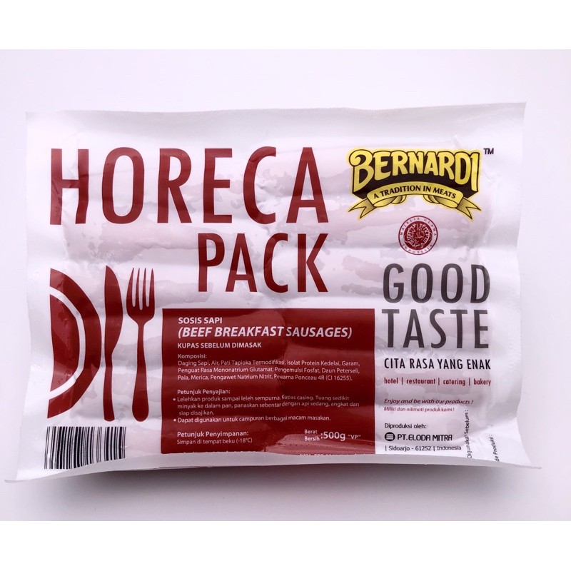 

Bernardi Horeca Beef Breakfast Sausage 500g