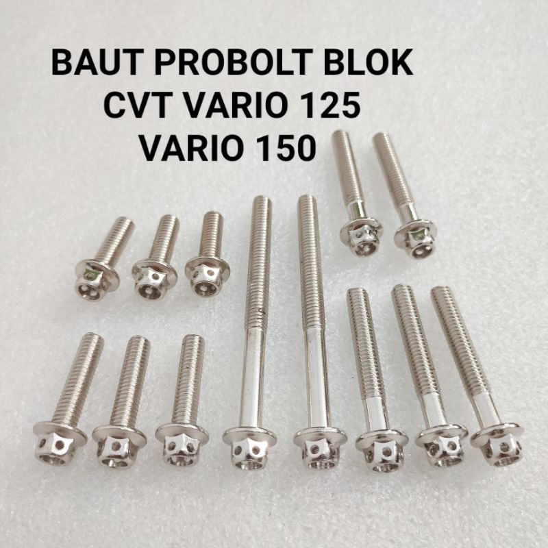 Baut probolt cvt vario 125 Vario 150 chrom