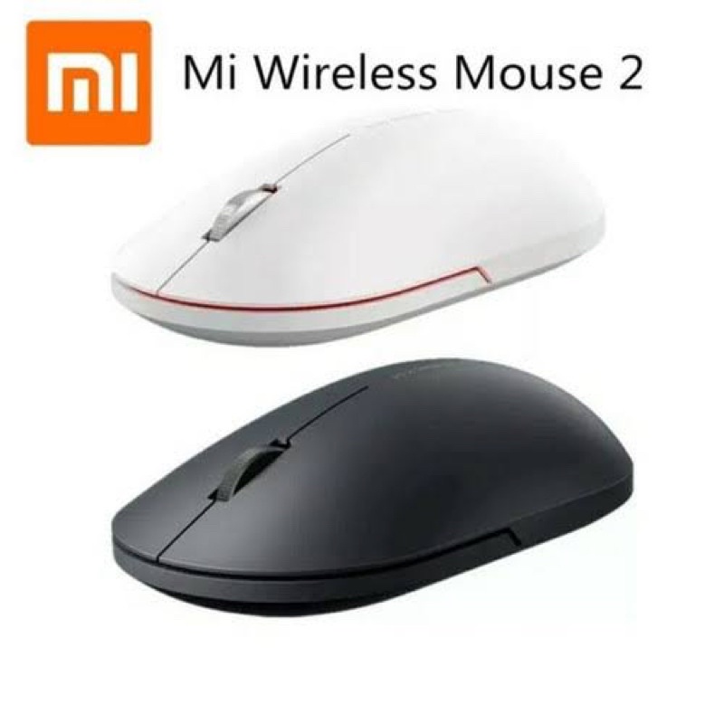 Xiaomi Wireless Portable Mouse Laptop Komputer Versi 2 USB Original