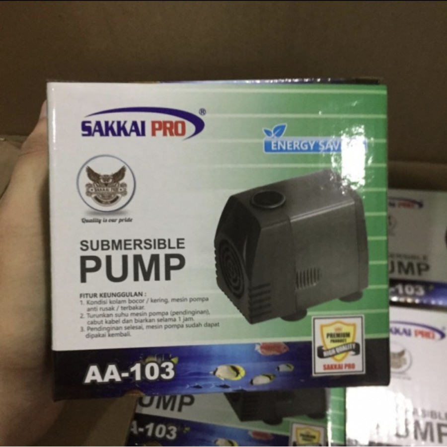Sakkai Pro AA-103 Pompa Air Celup Akuarium Pompa Akuarium