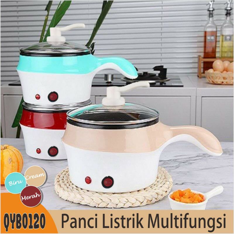 [ BISA COD ] PANCI ELEKTRIK KUKUS GORENG SERBAGUNA PRAKTIS HEMAT DAYA PANCI LISTRIK KUKUSAN ELECTRIC PAN