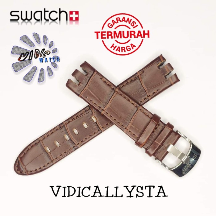 21mm Genuine leather STRAP YRS402 412 Drak Brown NEW GENT JELLY IN JELLY IRONY CHRONO DIAPHANE