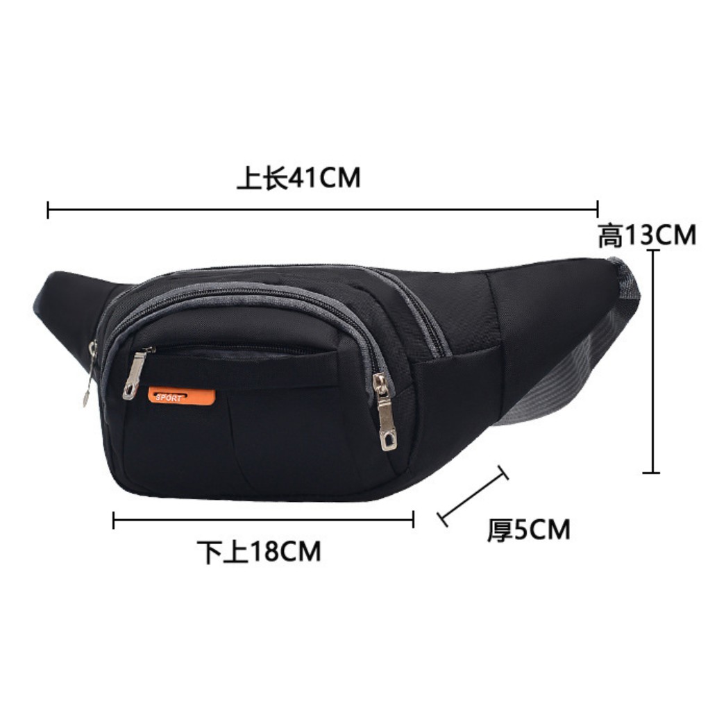 Tas Distro Waist Bag Unisex Tas Pinggang Pria Wanita Tas Selempang B269